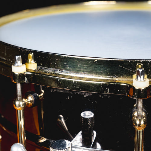 Dark Horse 14x6.5" Snare Drum, Chrome Over Brass - Used