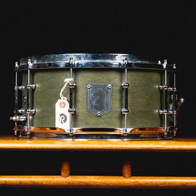 Dark Horse 14x6.5" Snare Drum, Green - Used