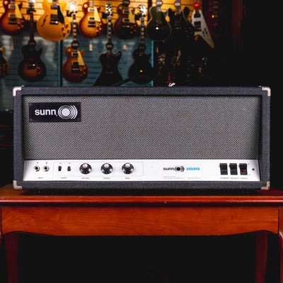 1960s Sunn Sonaro 65-Watt Guitar Amplifier Head w/ Cover - Used