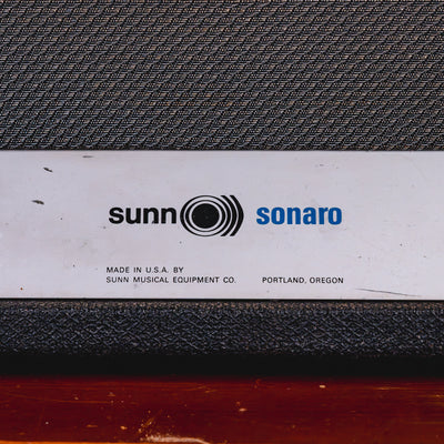 1960s Sunn Sonaro 65-Watt Guitar Amplifier Head w/ Cover - Used