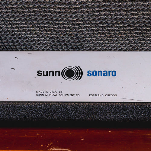 1960s Sunn Sonaro 65-Watt Guitar Amplifier Head w/ Cover - Used