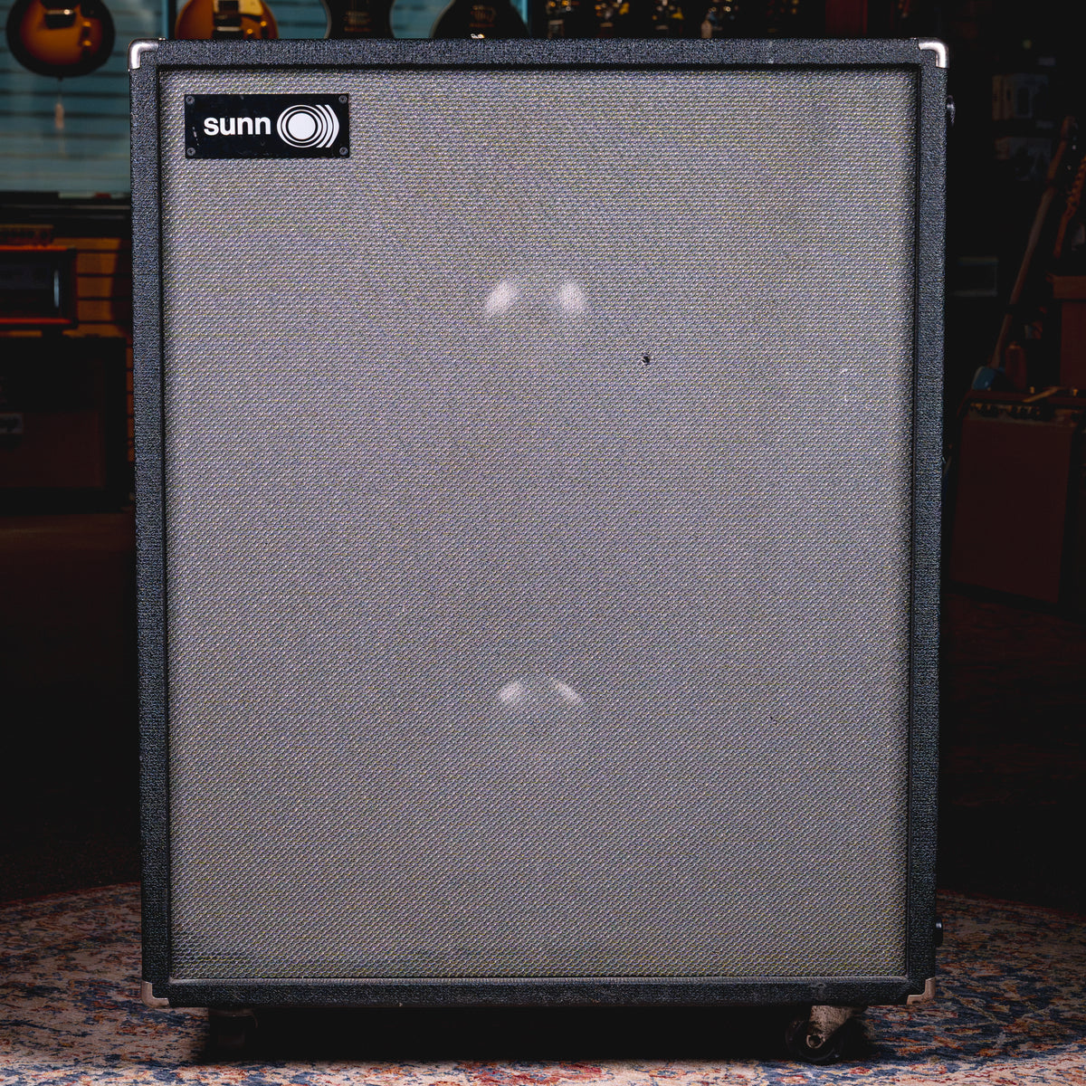 1960s Sunn Solarus 2x12" Electric Guitar Speaker Cabinet w/ Cover - Used