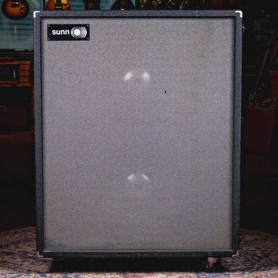 1960s Sunn Solarus 2x12" Electric Guitar Speaker Cabinet w/ Cover - Used