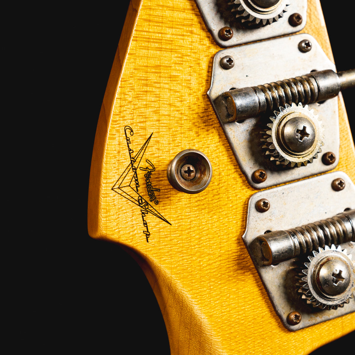 2025 Fender Custom Shop '63 Jazz Bass Journeyman Relic, Aztec Gold w/OHSC - Used