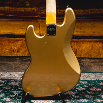 2025 Fender Custom Shop '63 Jazz Bass Journeyman Relic, Aztec Gold w/OHSC - Used