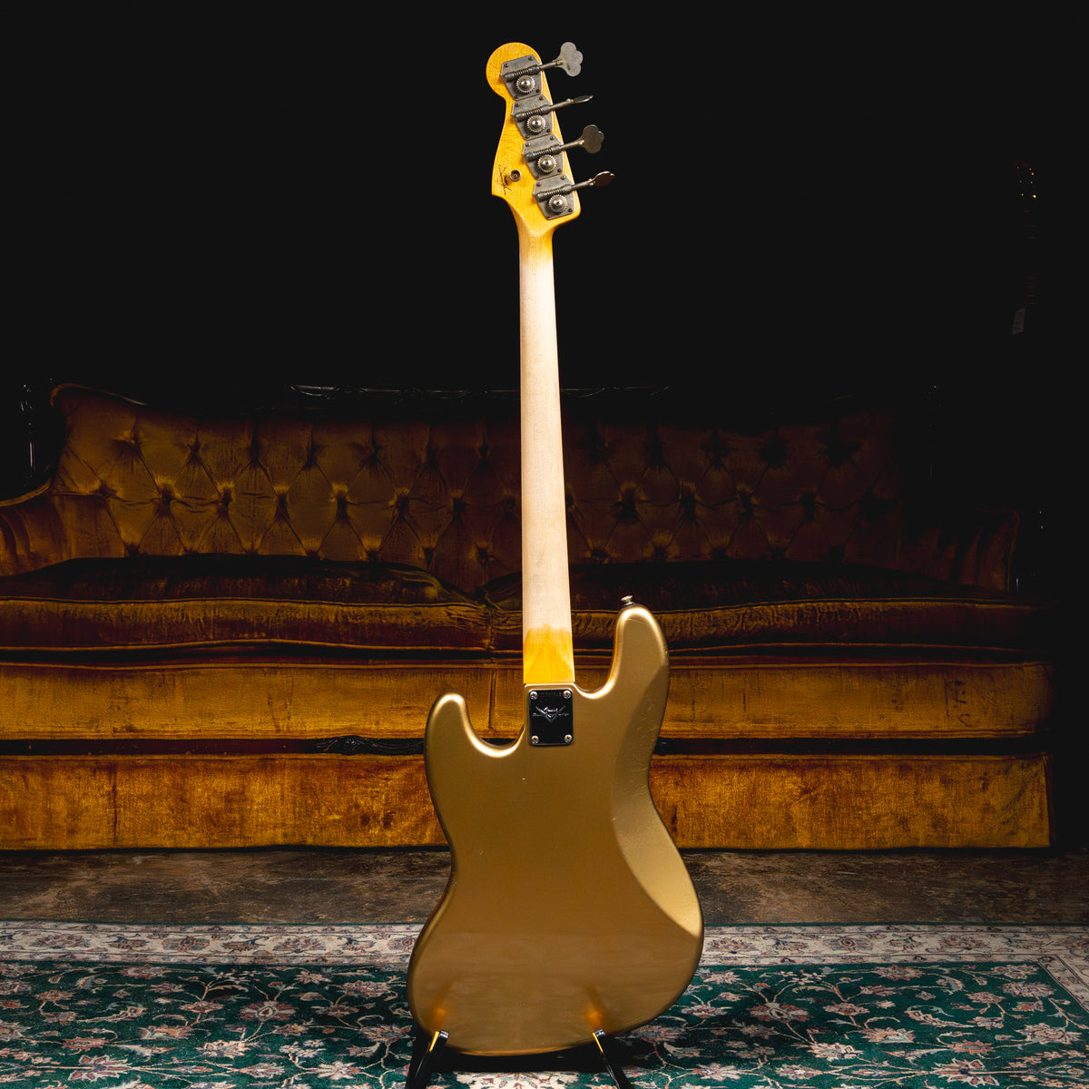 2025 Fender Custom Shop '63 Jazz Bass Journeyman Relic, Aztec Gold w/OHSC - Used