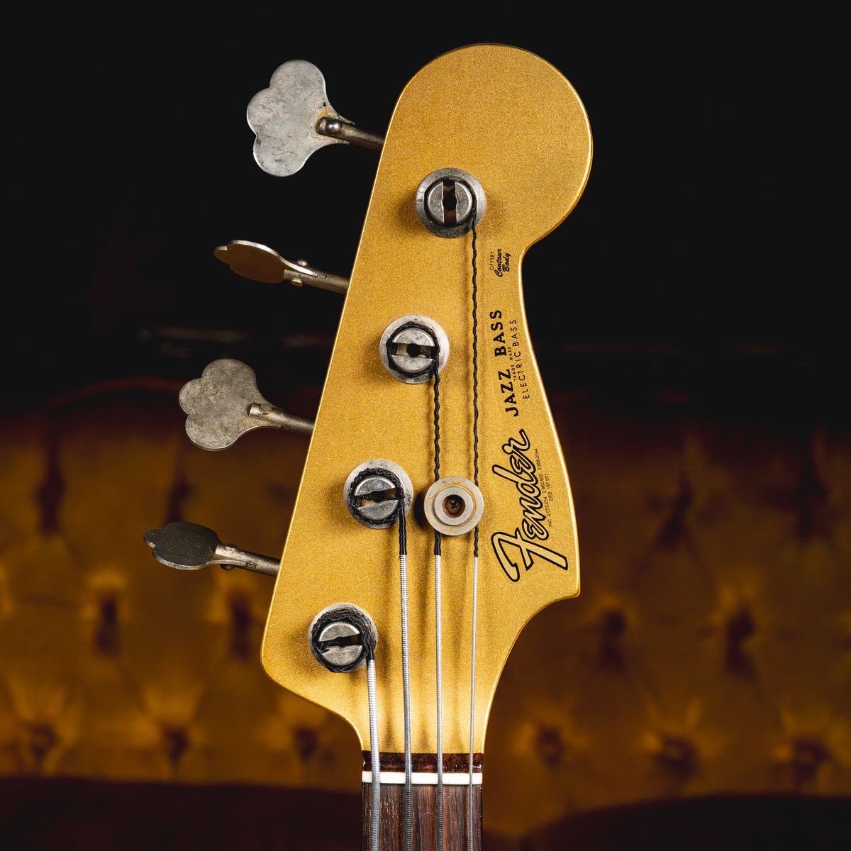 2025 Fender Custom Shop '63 Jazz Bass Journeyman Relic, Aztec Gold w/OHSC - Used
