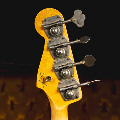 2025 Fender Custom Shop '63 Jazz Bass Journeyman Relic, Aztec Gold w/OHSC - Used