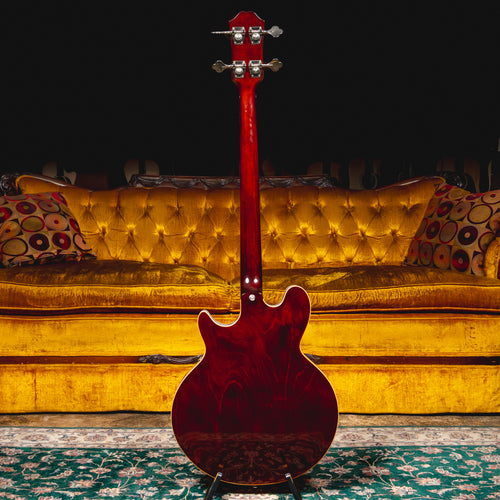 2022 Epiphone Jack Casady Electric Bass Guitar, Sparkling Burgundy w/ OHSC - Used