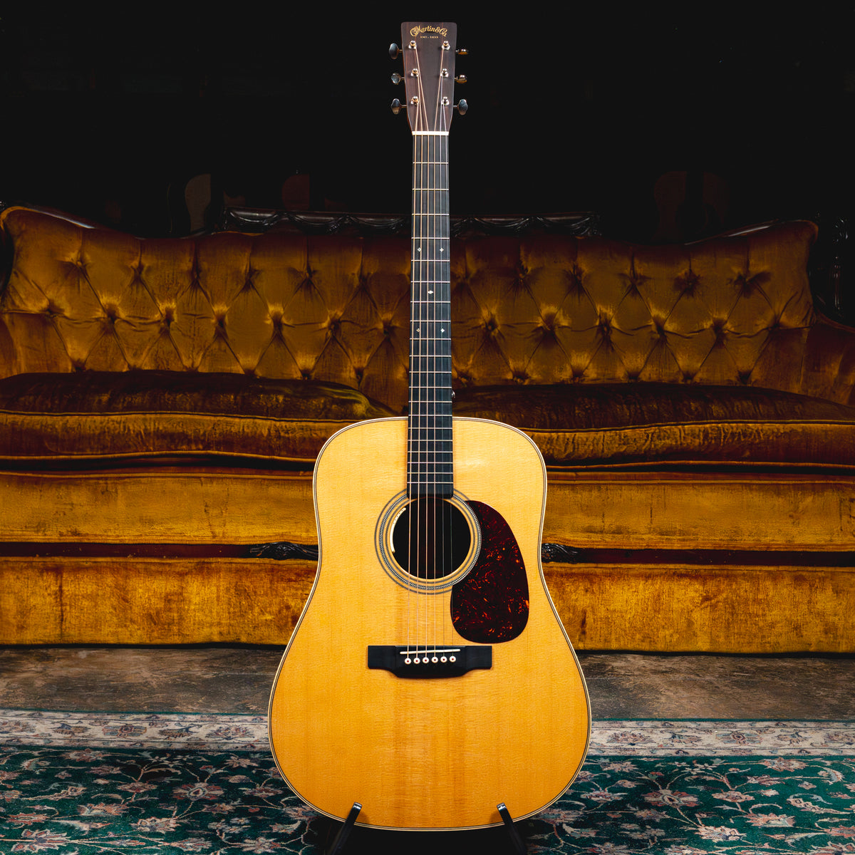 2018 Martin Custom Shop HD-28 Acoustic Guitar, VTS Spruce/Cocobolo w/OHSC - Used