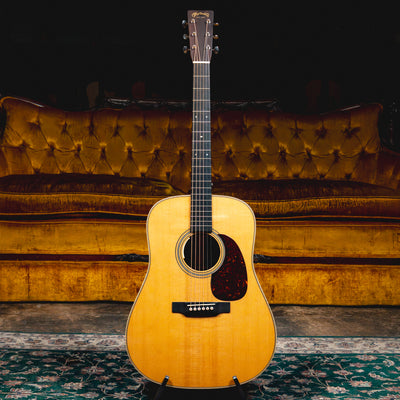 2018 Martin Custom Shop HD-28 Acoustic Guitar, VTS Spruce/Cocobolo w/OHSC - Used