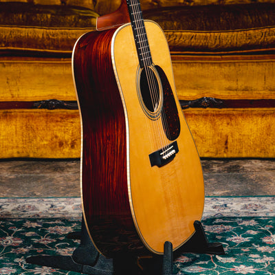 2018 Martin Custom Shop HD-28 Acoustic Guitar, VTS Spruce/Cocobolo w/OHSC - Used