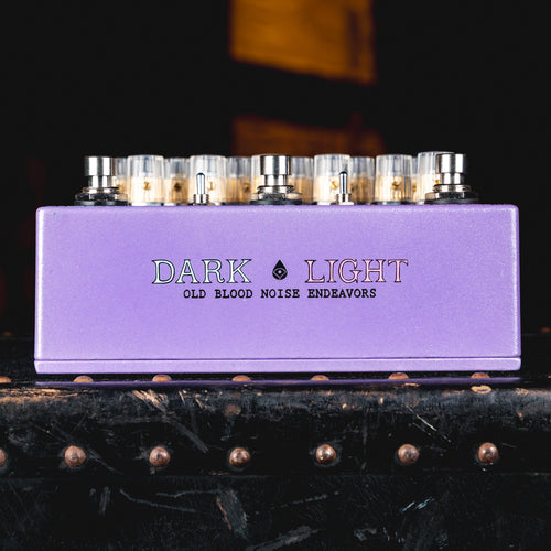 dark light pedal Old Blood Noise Endeavors Dark Light Dual Reverb Effect Pedal, Purple
