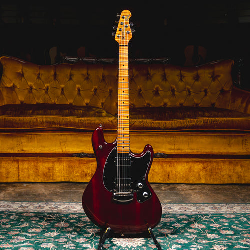2018 Ernie Ball Stingray BFR Electric Guitar, Wine Red w/OHSC - Used
