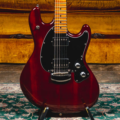 2018 Ernie Ball Stingray BFR Electric Guitar, Wine Red w/OHSC - Used