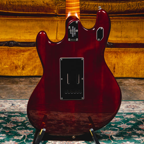 2018 Ernie Ball Stingray BFR Electric Guitar, Wine Red w/OHSC - Used