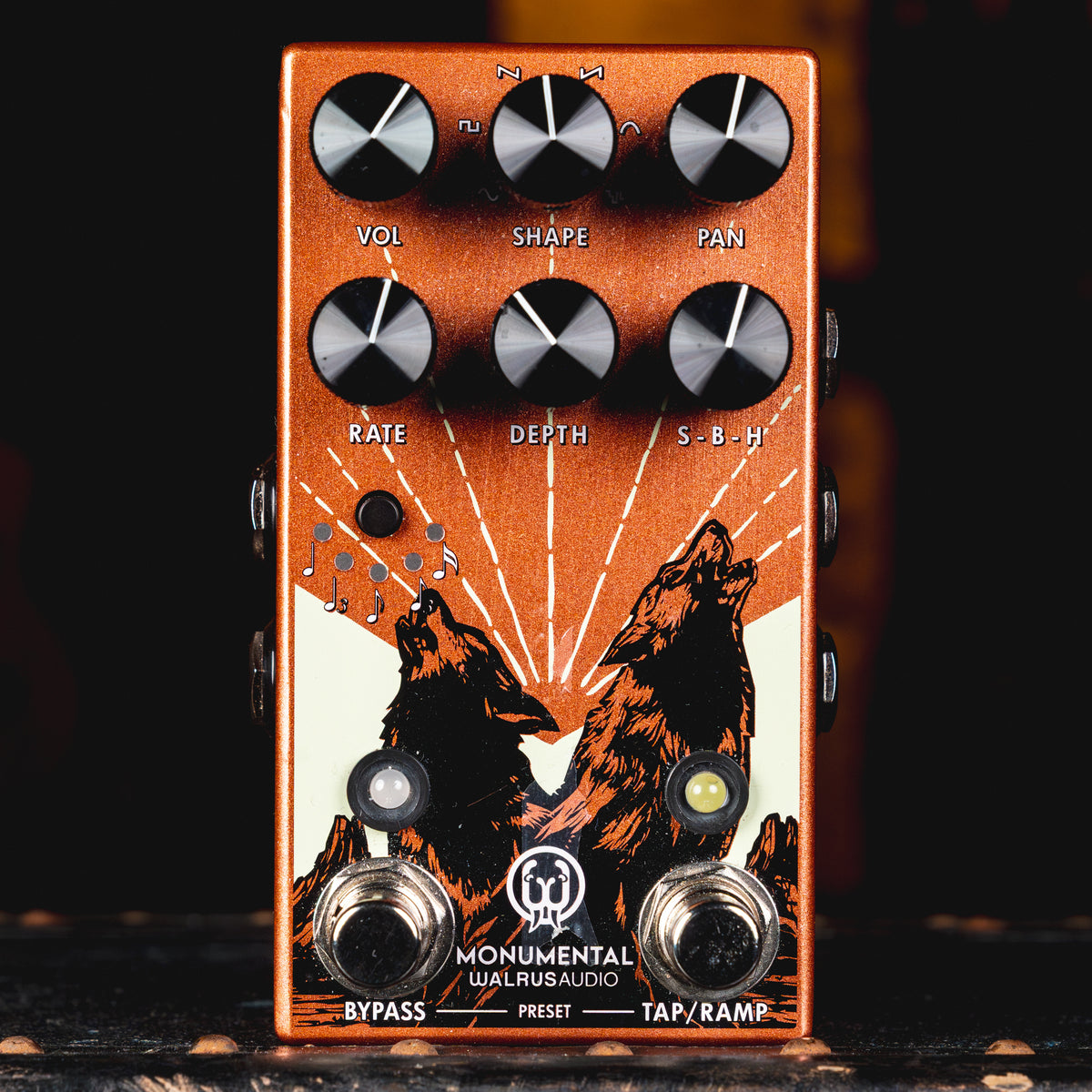 Walrus Audio Monumental Stereo Harmonic Tap Tremolo Effect Pedal w/Box - Used