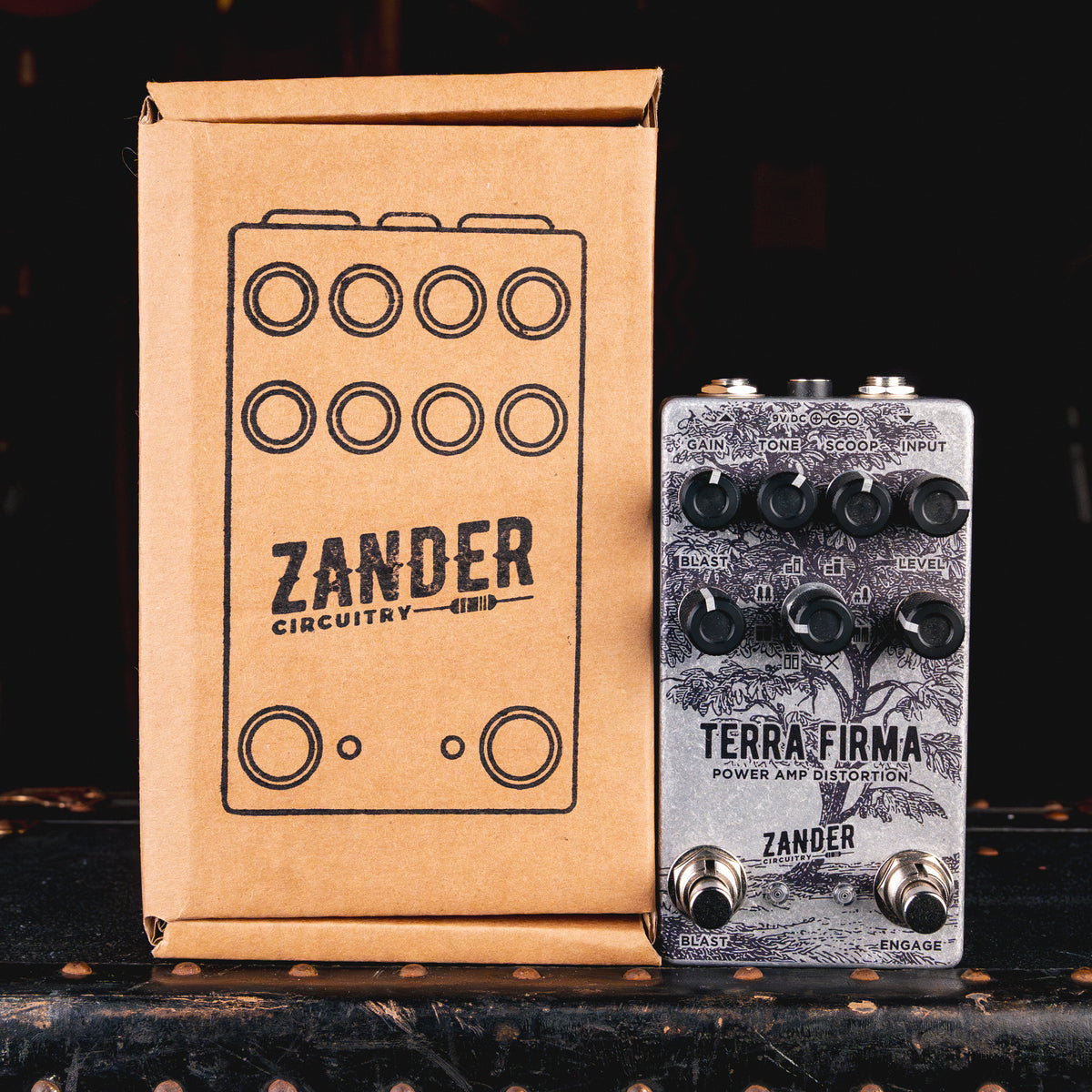 Zander Circuitry Terra Firma Overdrive Effect Pedal w/Box - Used