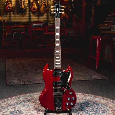 2022 Gibson SG Standard '61 Maestro Vibrola Electric Guitar, Vintage Cherry w/OHSC - Used