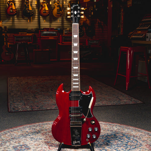 2022 Gibson SG Standard '61 Maestro Vibrola Electric Guitar, Vintage Cherry w/OHSC - Used
