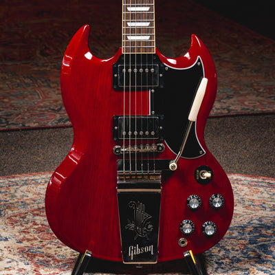 2022 Gibson SG Standard '61 Maestro Vibrola Electric Guitar, Vintage Cherry w/OHSC - Used