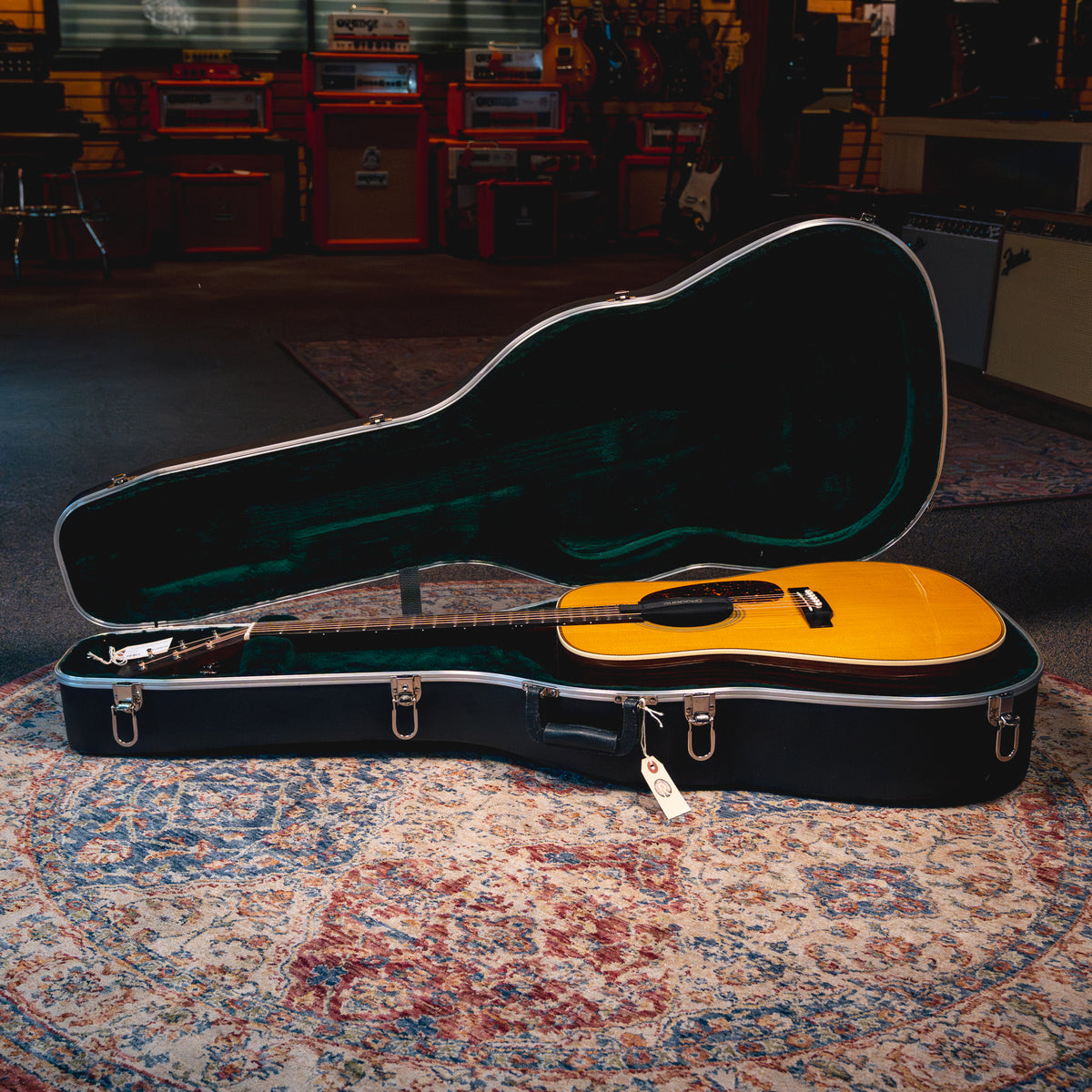2021 Martin HD-28 Standard Acoustic Guitar, Natural w/ OHSC - Used