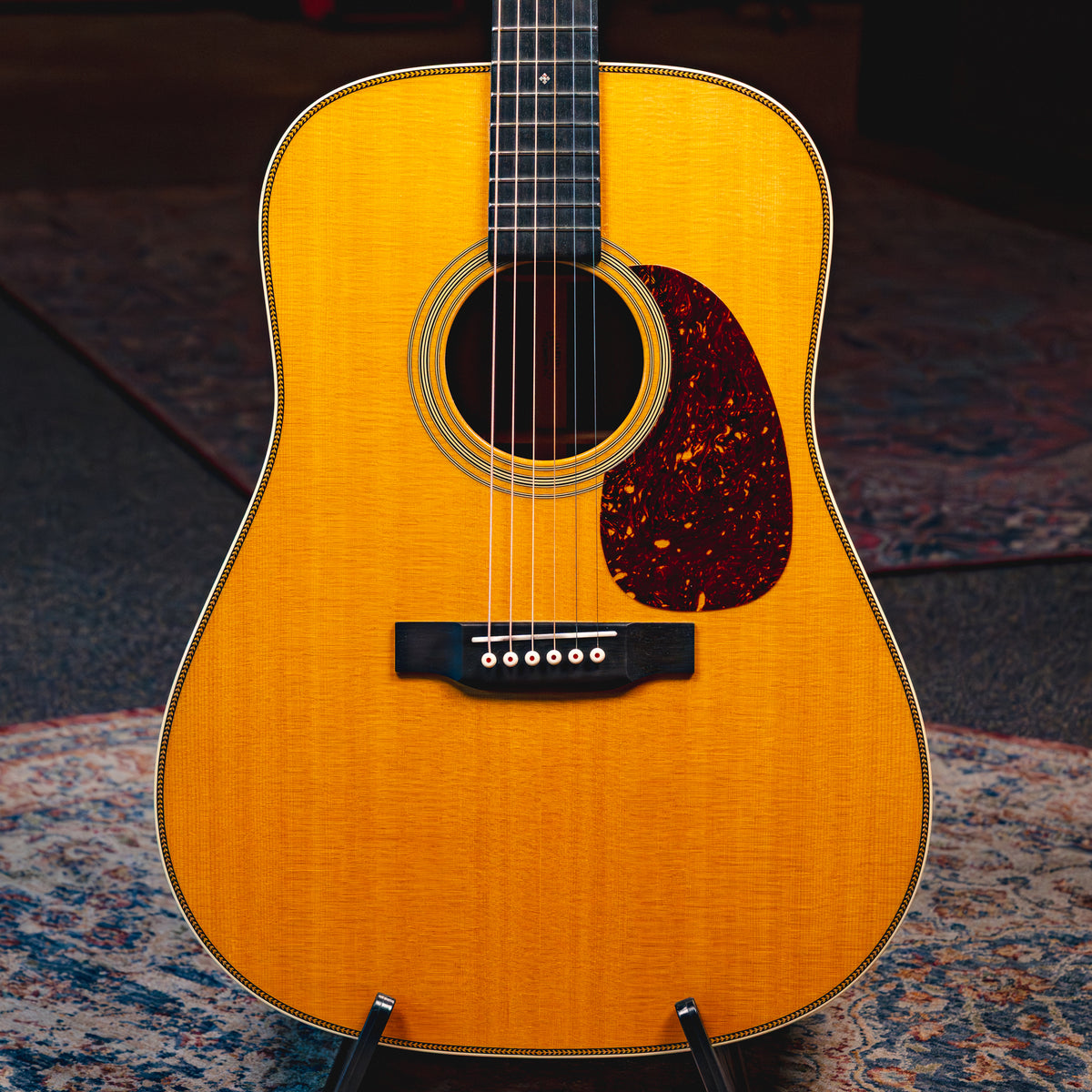2021 Martin HD-28 Standard Acoustic Guitar, Natural w/ OHSC - Used