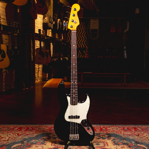 2024 Fender American Professional II Jazz Bass, Black w/OHSC - Used
