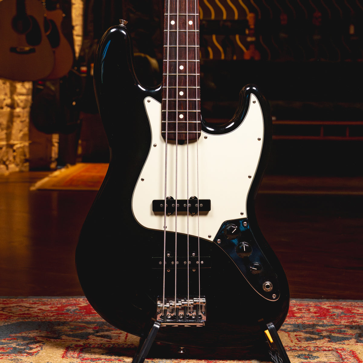 2024 Fender American Professional II Jazz Bass, Black w/OHSC - Used