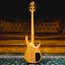 1986 Fodera Custom Monarch 4 Left Handed Electric Bass Guitar, Natural w/ Gig Bag