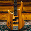 1986 Fodera Custom Monarch 4 Left Handed Electric Bass Guitar, Natural w/ Gig Bag