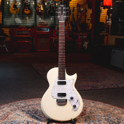 2007 Taylor SB1-X Electric Guitar, Trans White w/ OHSC - Used