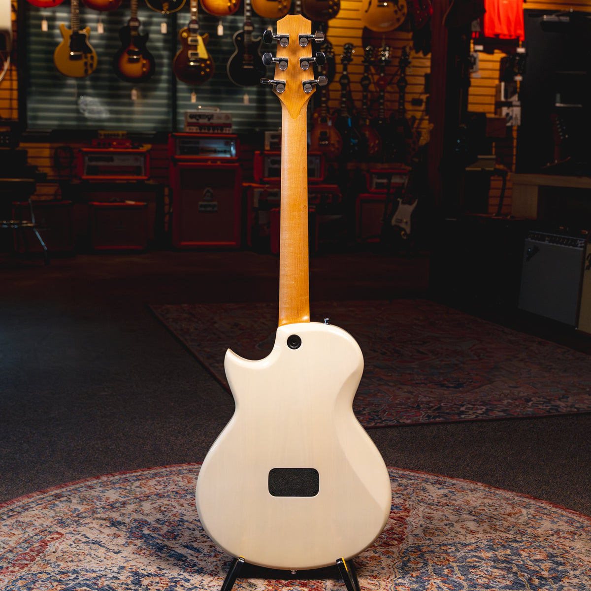 2007 Taylor SB1-X Electric Guitar, Trans White w/ OHSC - Used