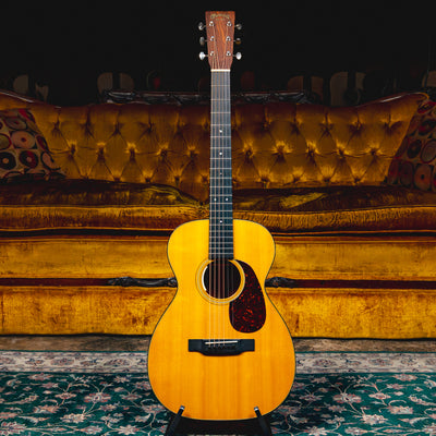 2018 Martin 0-18 Standard Acoustic-Electric Guitar, Natural w/ OHSC - Used