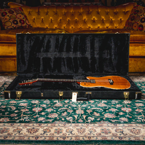 2022 Godin A6 Ultra Koa Acoustic-Electric Guitar, Natural w/ Hard Case and Bag - Used