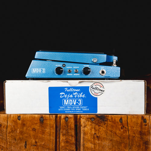 Fulltone Custom Shop Deja Vibe MDV-3 V2 Chrous/Vibrato Effect Pedal w/ Box & PSU - Used