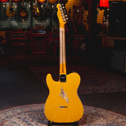 2023 Fender Custom Shop '52 Telecaster Heavy Relic Electric Guitar, Aged Nocaster Blonde - Used
