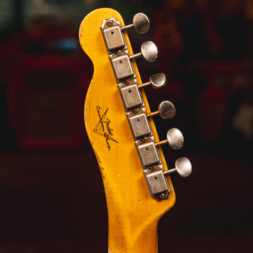 2023 Fender Custom Shop '52 Telecaster Heavy Relic Electric Guitar, Aged Nocaster Blonde - Used