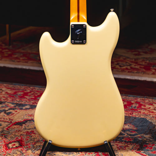 2025 Fender Player II Mustang Bass PJ, Hialeah Yellow w/Gig Bag - Used