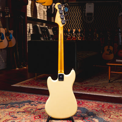2025 Fender Player II Mustang Bass PJ, Hialeah Yellow w/Gig Bag - Used