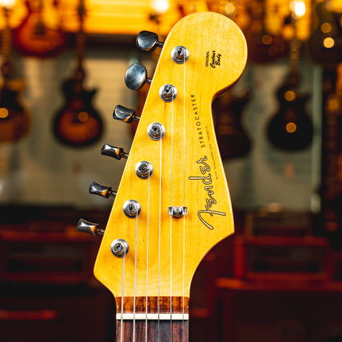 2010 Fender American Vintage Thin Skin '61 Stratocaster Electric Guitar, Lake Placid Blue - Used