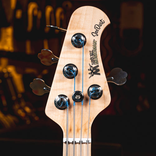 2026 Music Man Joe Dart Signature Bass Guitar, Velvet Natural w/ OHSC - Used