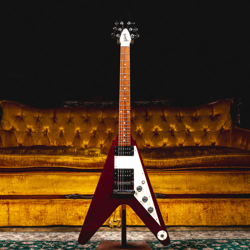 2000 Gibson Flying V '98 Electric Guitar w/ OHSC, Cherry Red - Used