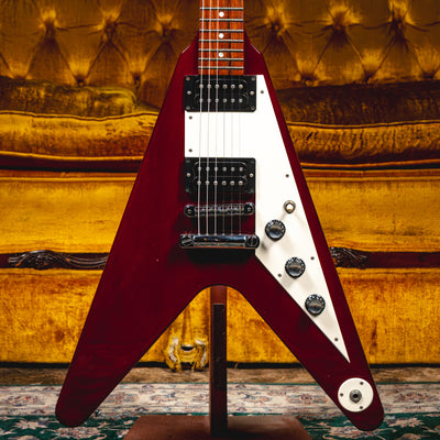 2000 Gibson Flying V '98 Electric Guitar w/ OHSC, Cherry Red - Used