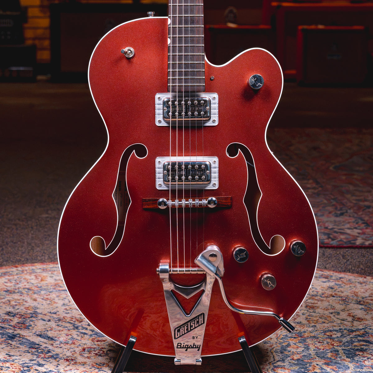 2021 Gretsch 6118T Players Edition Hollow Body Electric Guitar, Two-Tone Copper Metallic/Sahara Metallic w/ OHSC - Used