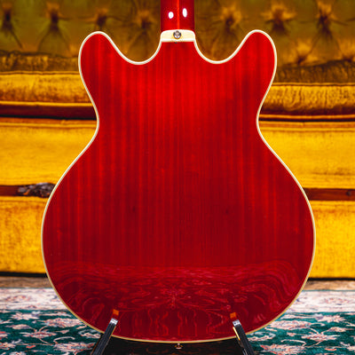 2017 Guild Starfire II Semi-Hollow Bass Guitar, Cherry w/ HSC - Used