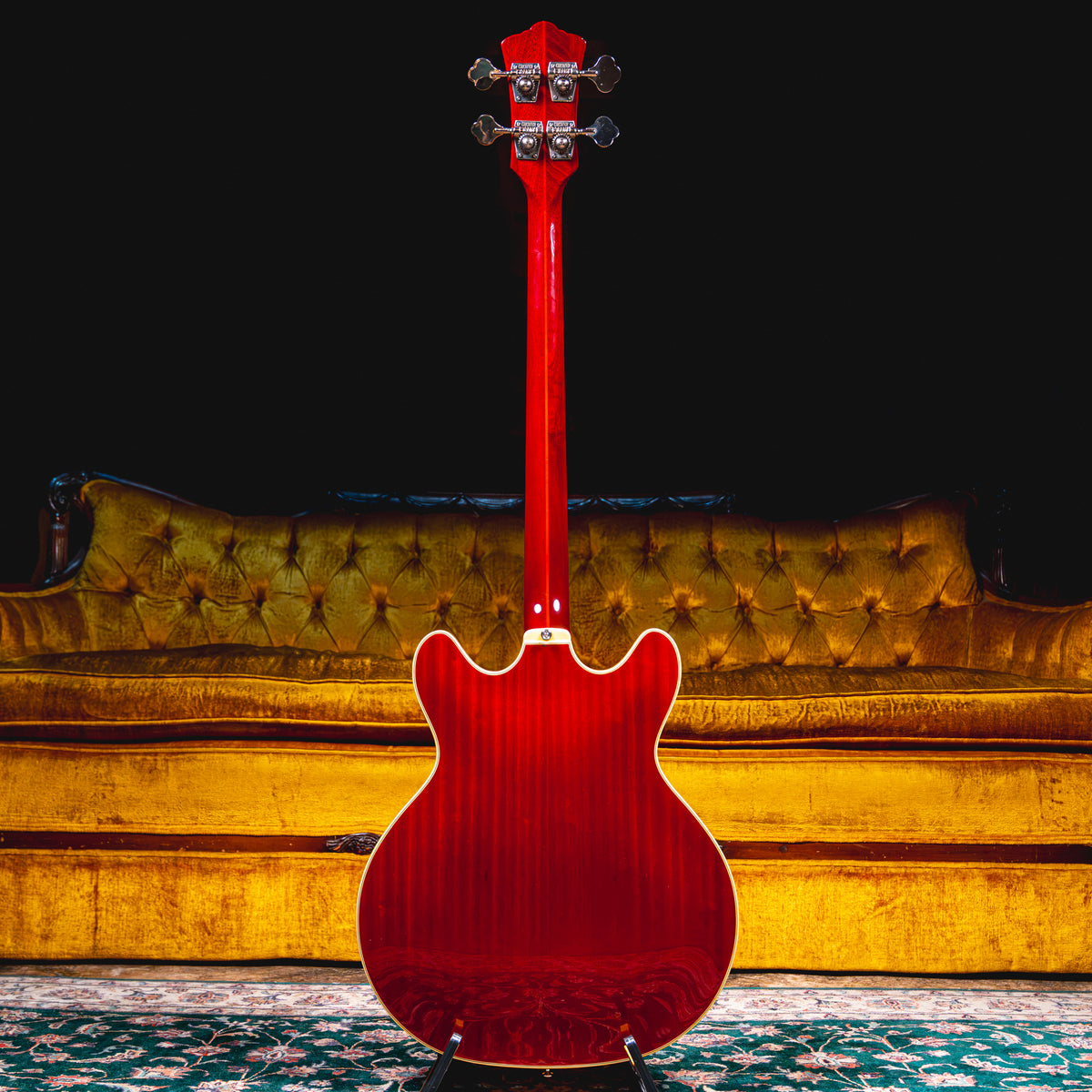 2017 Guild Starfire II Semi-Hollow Bass Guitar, Cherry w/ HSC - Used