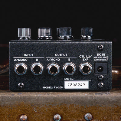 Boss RV-200 Reverb Effect Pedal w/ Box - Used