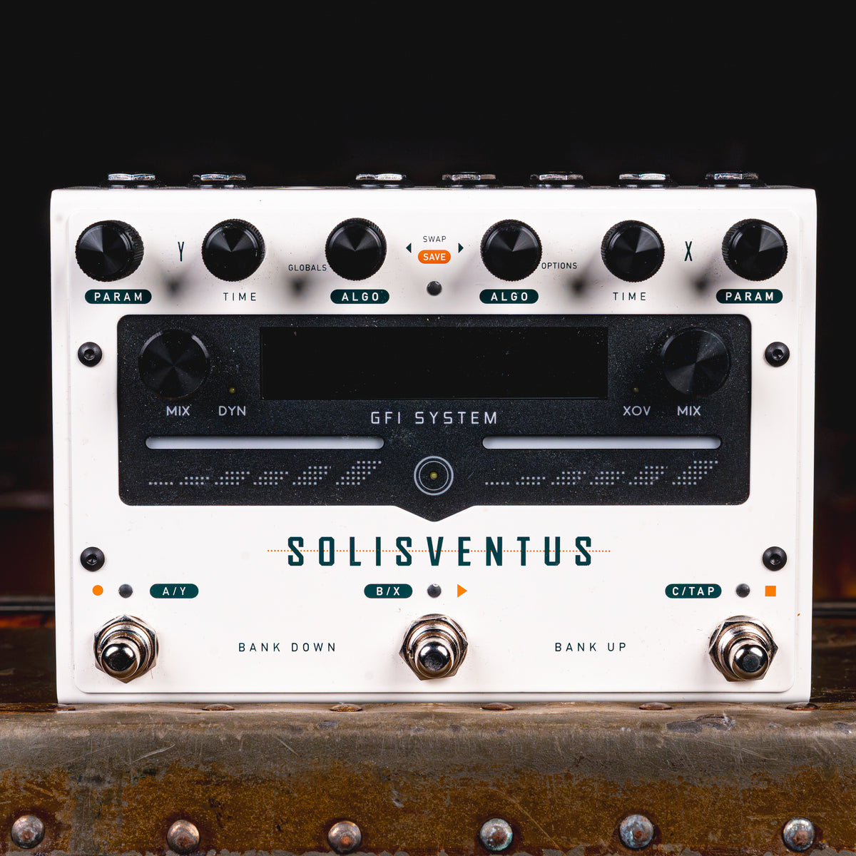 GFI Solis Ventus Dual Engine Delay & Reverb Effect Pedal w/ Box - Used