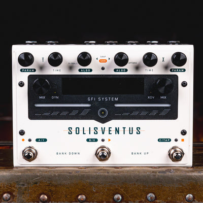 GFI Solis Ventus Dual Engine Delay & Reverb Effect Pedal w/ Box - Used
